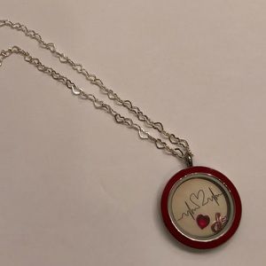 Origami Owl American Heart Association Locket